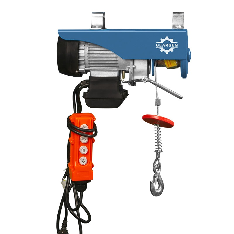 Мини электрическая таль комбинированная GEARSEN PA 220В, 125/250кг, 12/6м - 2