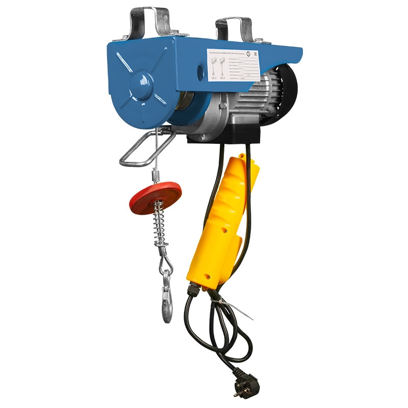 Мини электрическая таль стационарная GEARSEN PA 220В, 125/250кг, 12/6м - 4